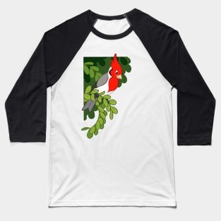 Hawaiian birds 3 - Red-crested cardinal Baseball T-Shirt